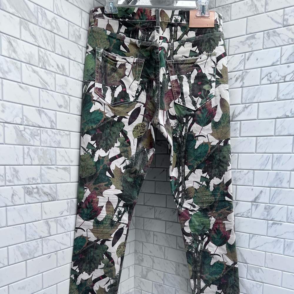Purple Brand Leaf Jeans New without tags